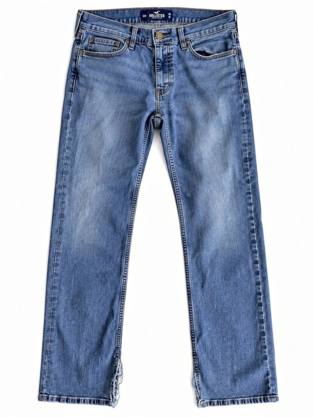 Hollister Classic Straight Leg Jeans Blue Waist 33 x 32